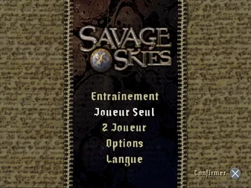 Savage Skies screen shot title